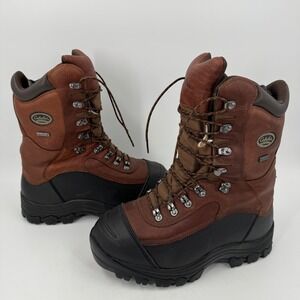Cabela's 11D Leather Insulated Hunting Boots Waterproof 3M Thinsulate 83-0435